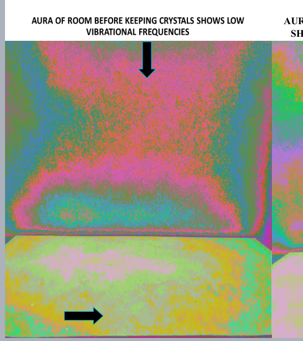 Aura energy field before and after — before