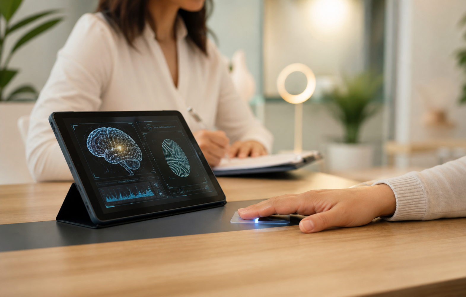 Fingerprint-based brain mapping consultation at akashganga healing and research center